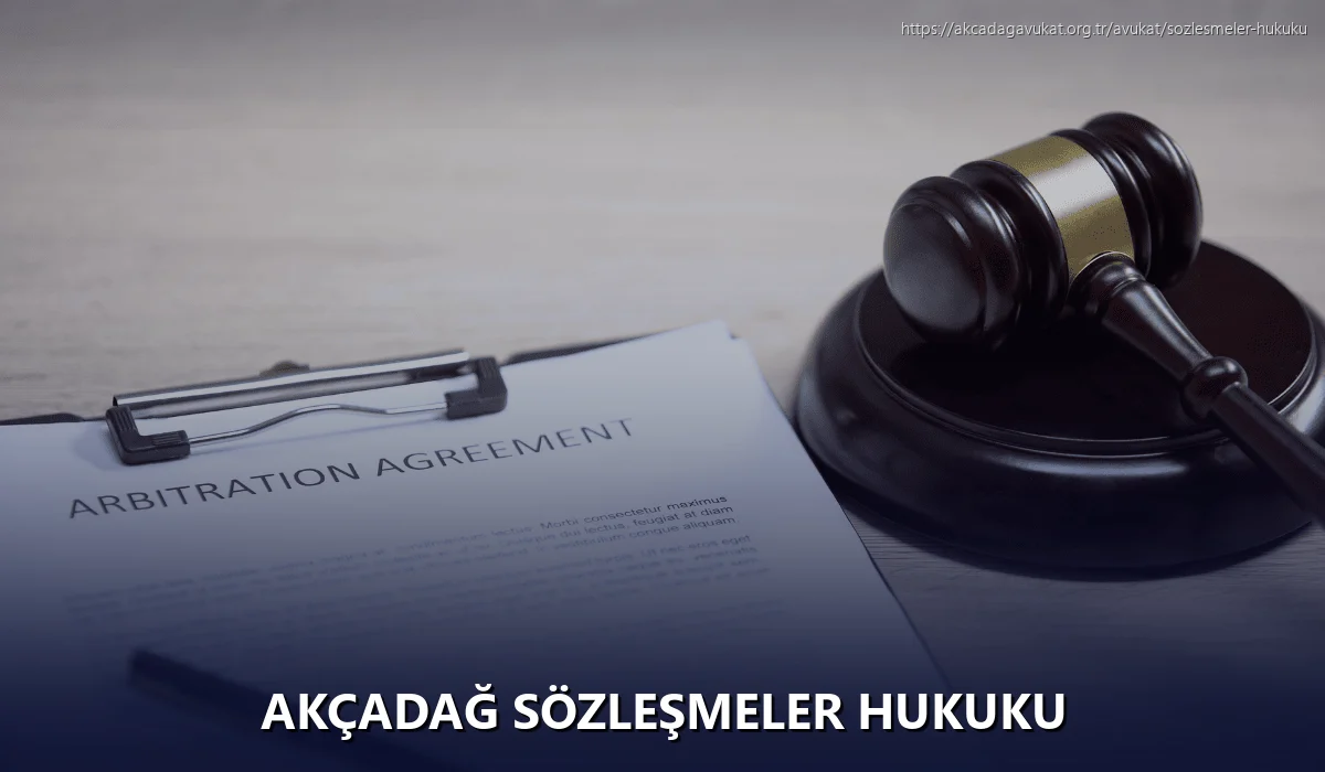 Akçadağ Sözleşmeler Hukuku